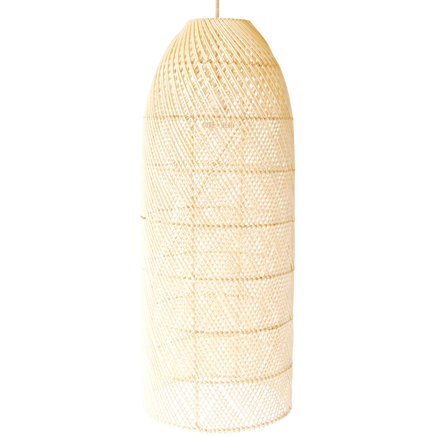 GRANDE LAMPE EN ROTIN APOLLE