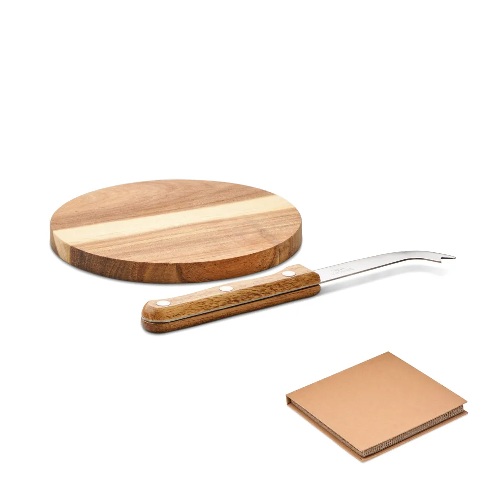Plateau à fromage en acacia OSTUR personnalisable