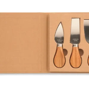 Set de 4 couteaux à fromage QUATTRO personnalisable