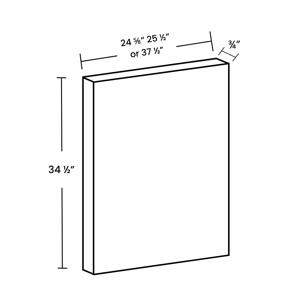 BEP26 Blue Double Shaker Base End Panel RenoShop