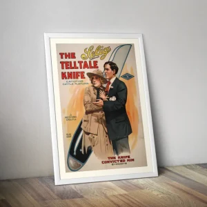 Affiche cinéma Tellale Knife - Poster film vinatge