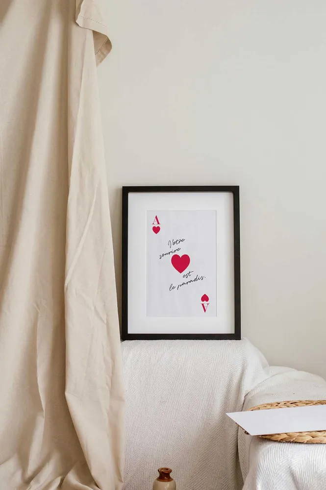 AFFICHE - AS DE COEUR