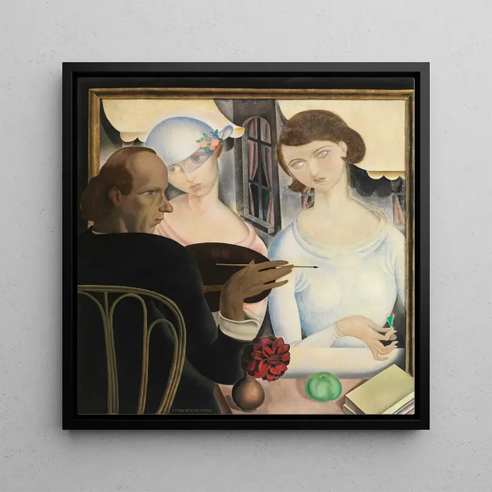 Tableau Les Buveurs de Liqueur - Gustave Van de Woestijne | Reproduction Artem Legrand