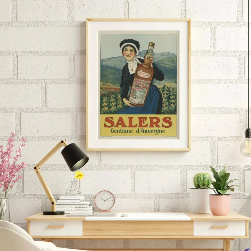 Affiche Digestif Salers Hello Clermont
