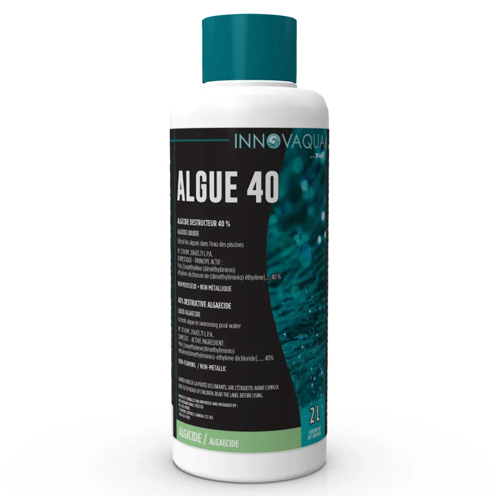 Algicide liquide pour piscine - ALGUE 40 Magasins Trevi inc.