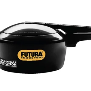 Hawkins Futura 4 Litre Pressure Cooker, Hard Anodised Inner Lid Pressure Cooker, Induction Cooker, Pan Cooker, Black (IFP4...