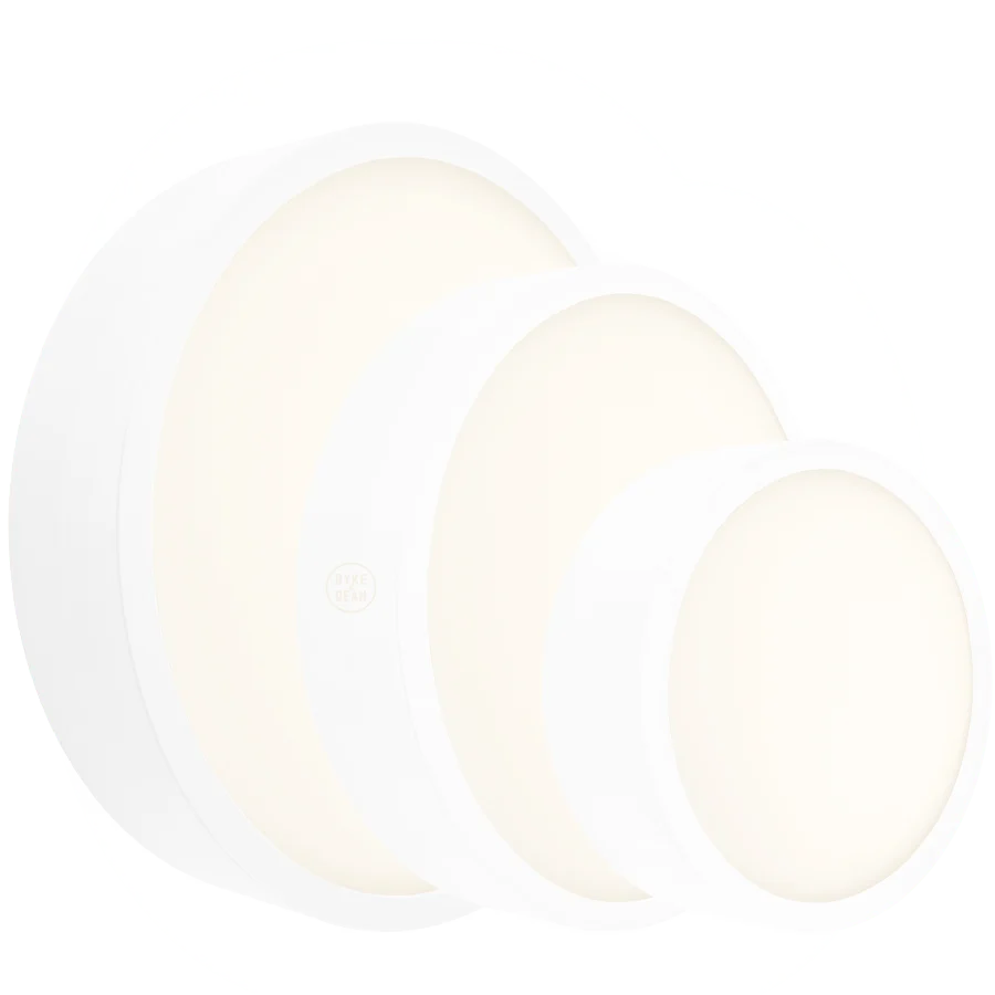 APPLIQUE DISQUE EN BOIS BLANC DYKE & DEAN