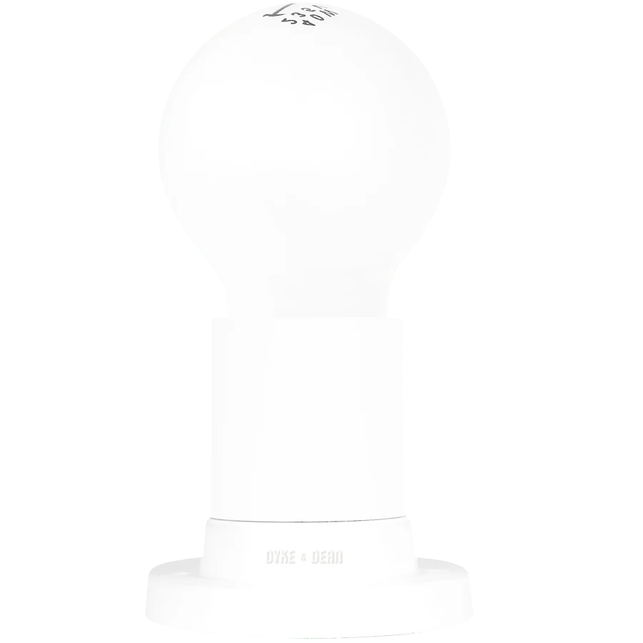 LAMPE PLAFONNIER MURALE E27 BLANCHE DYKE & DEAN