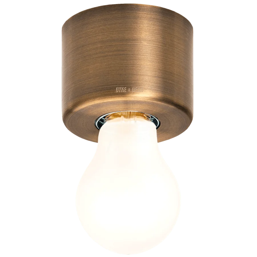 LAMPE RÉFLECTEUR EN LAITON BROSSÉ DYKE & DEAN
