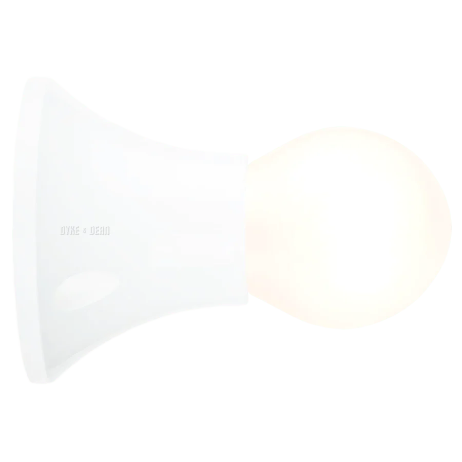 PORTE LAMPE MURALE BLANCHE E27 DYKE & DEAN