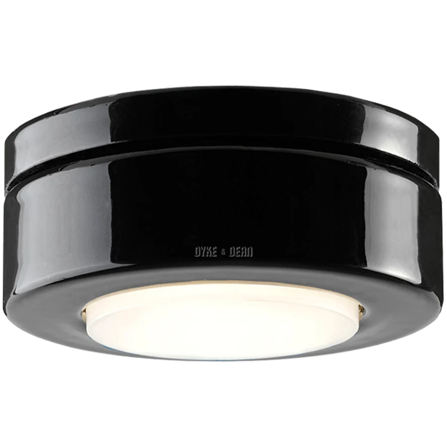 LAMPE COURTE PORCELAINE NOIR IP23 IFO ELECTRIC