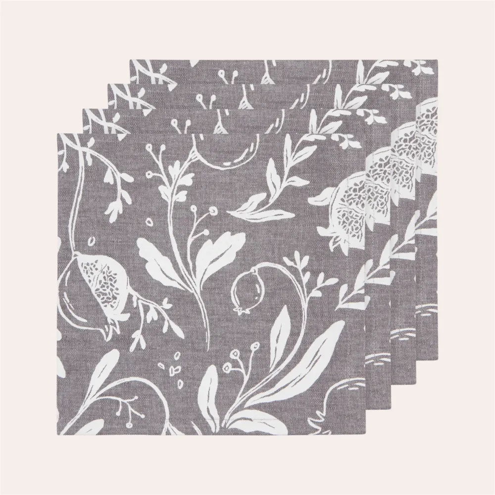 Serviettes de table (ensemble de 4) - Pomme grenade Now designs