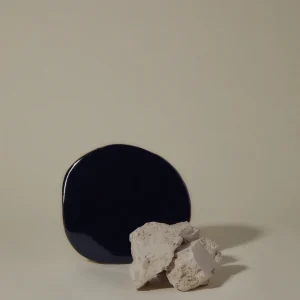 ASSIETTE PLATE ENCRE NOIRE Clementine Giaconia Ceramics