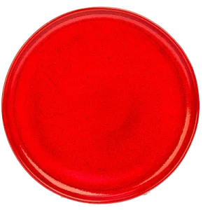 ASSIETTE PLATE DIAM.26 ROUGE