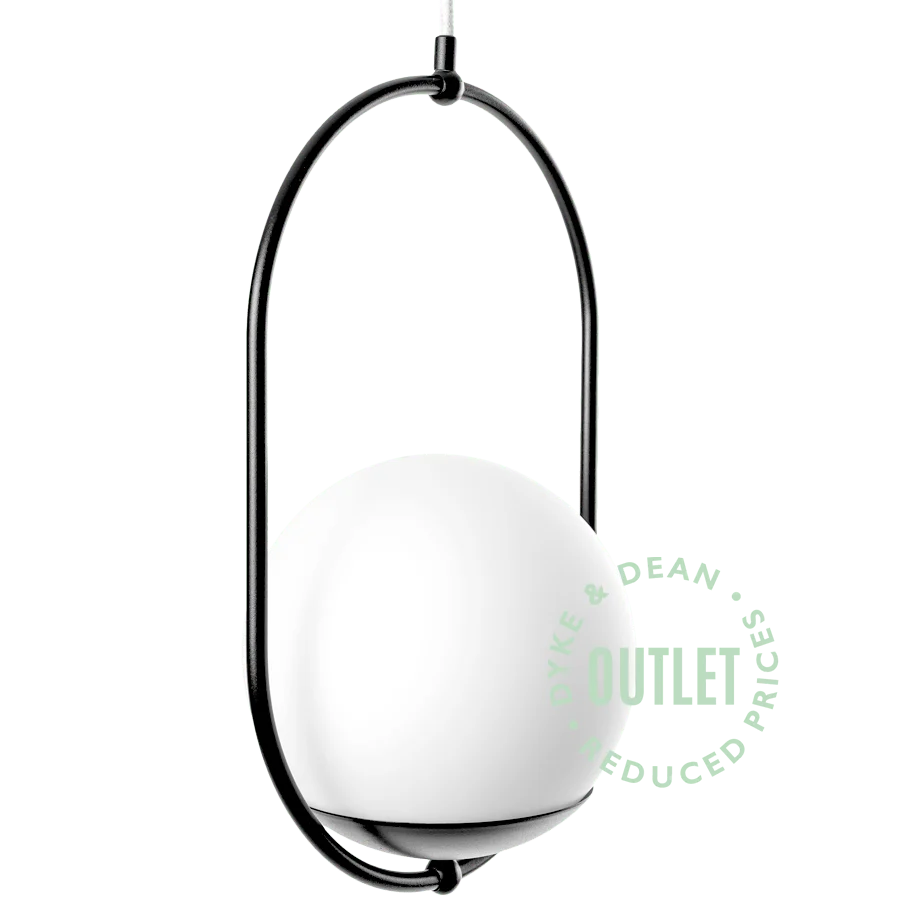 PENDENTIF VERTICAL OPALE GLOBE HOOP