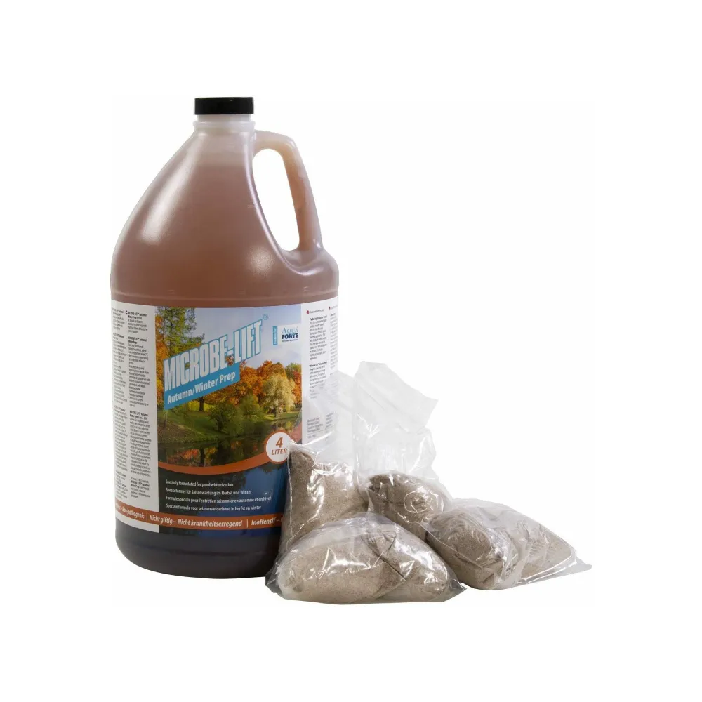 Microbe-Lift Automne/hiver 4 litres - Formule spéciale pour l'automne et l'hiver Aquaforte
