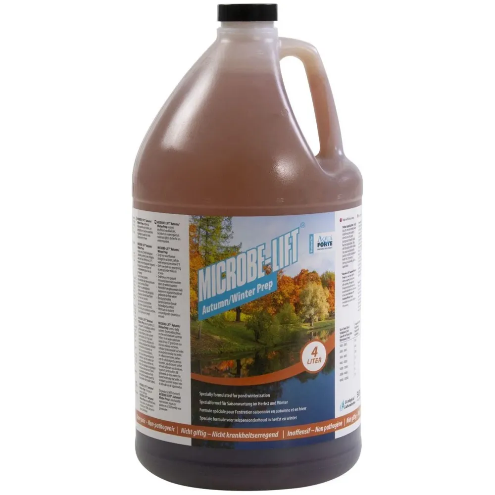 Microbe-Lift Automne/hiver 4 litres - Formule spéciale pour l'automne et l'hiver Aquaforte