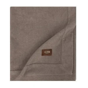 Plaid en cachemire tissé Couleur Organique Gobi Cashmere