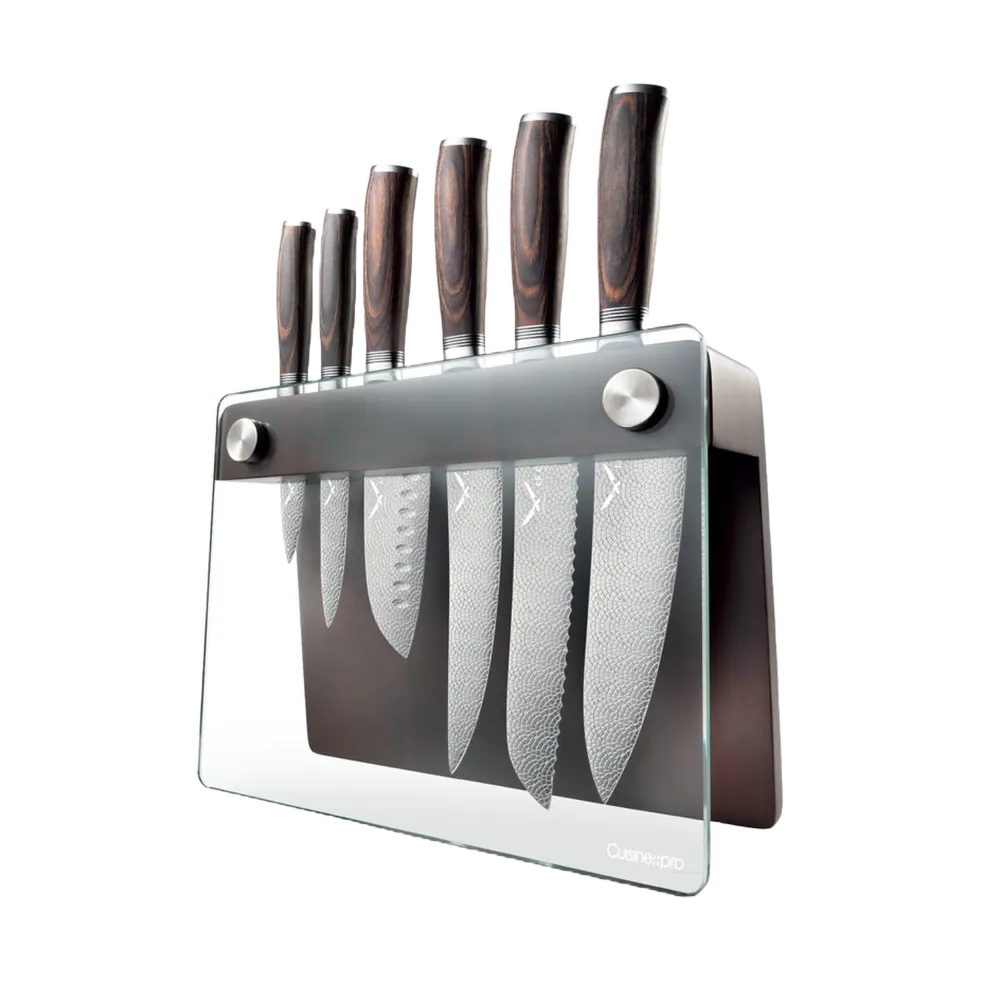 Bloc de couteaux 7 pièces Epicure LE CONNOISSEUR™Cuisine::pro®