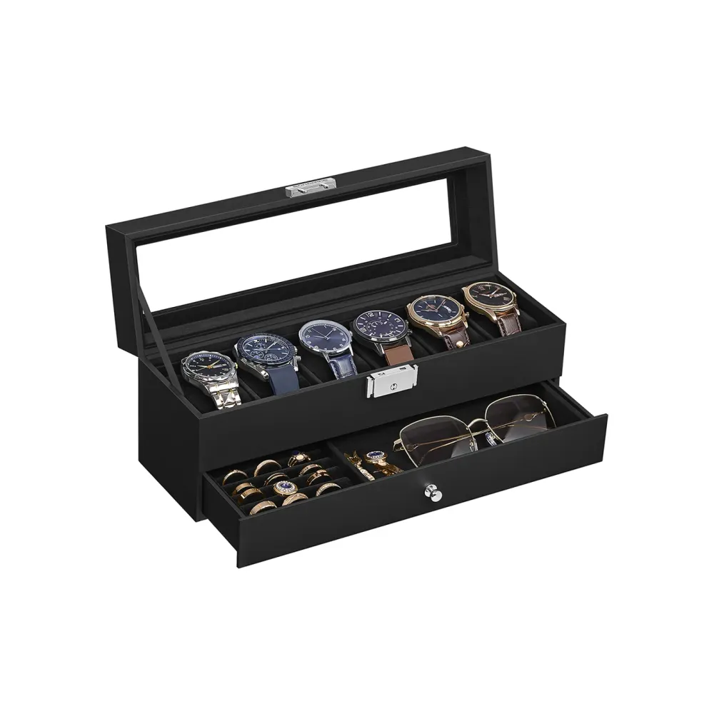 Boîte à montres 2 étages SONGMICS