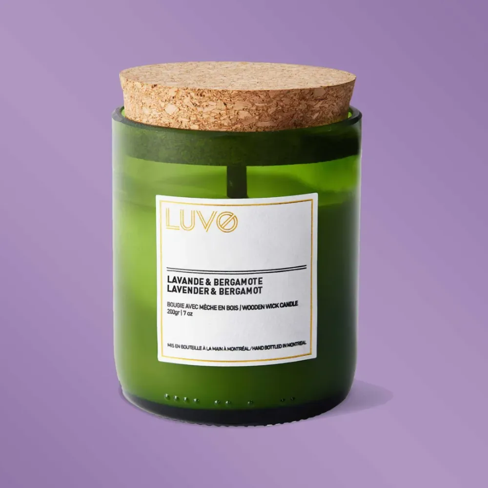 Bougie Lavande & bergamote Luvo