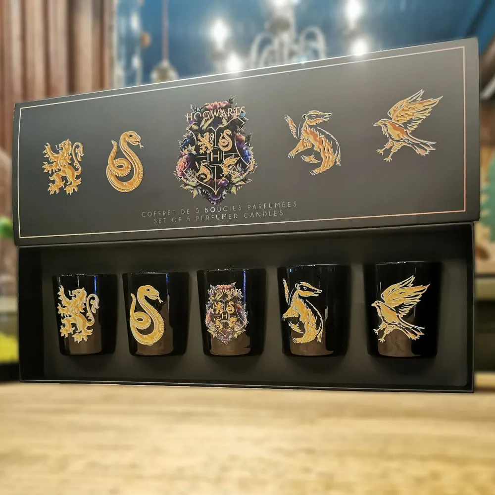 Harry Potter - Coffret de 5 bougies parfumées naturelles Maison Francal