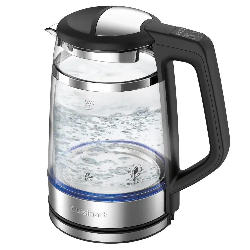 Cuisinart - Bouilloire numérique en verre double paroi