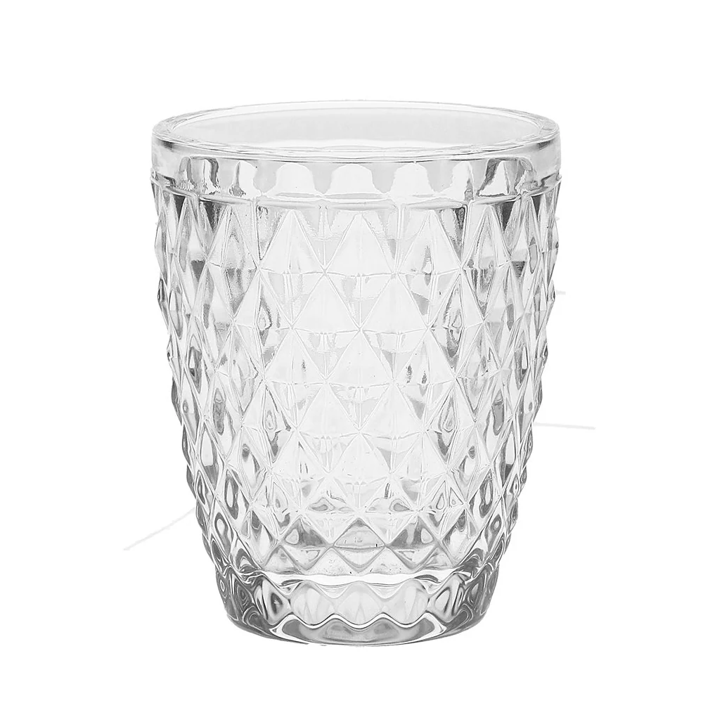 LA PORCELAINA BIANCA Set de 6 verres en verre ETRUSCO H10 cm LA PORCELLANA BIANCA