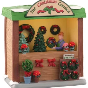 Kiosque de Noël illuminé LEMAX « Le jardin de Noël »