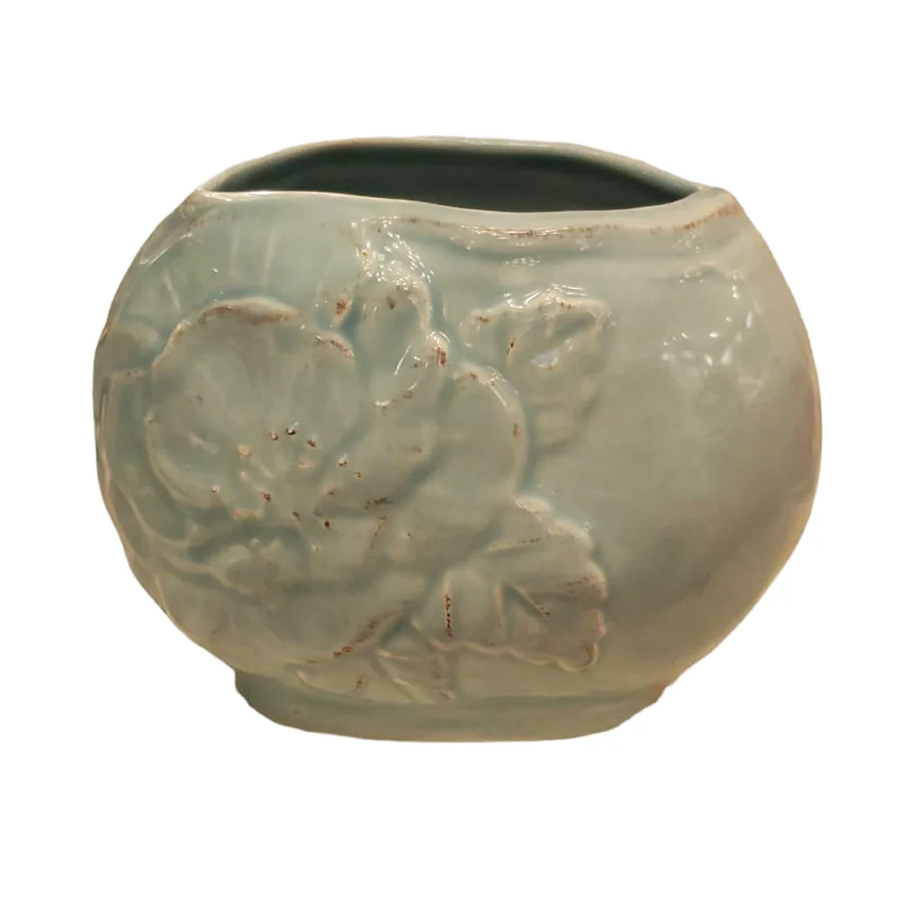 VIRGINIA CASA Porte-brosse à dents en verre ROMANTICA vert 12x8x10 cm