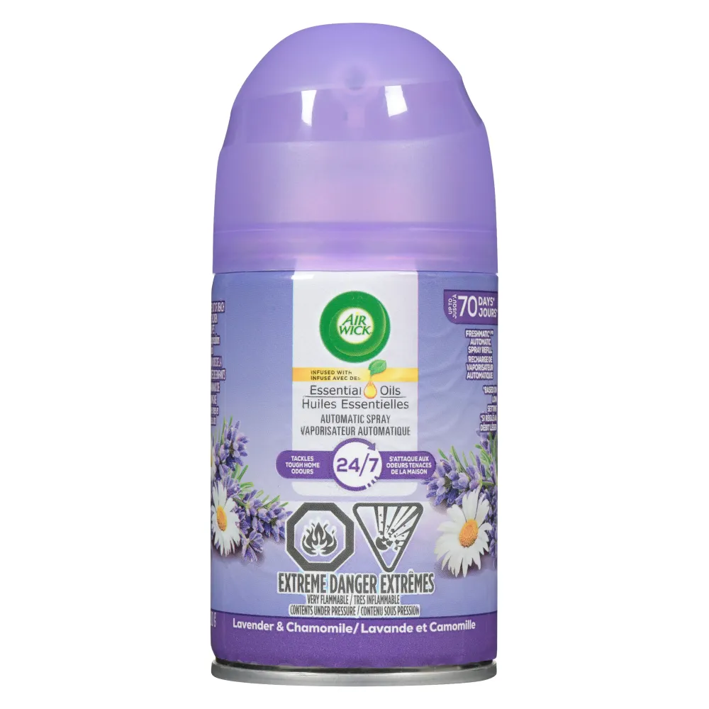 Air Wick Freshmatic Recharge de Vaporisateur Automatique Lavande et Camomille, 180 g