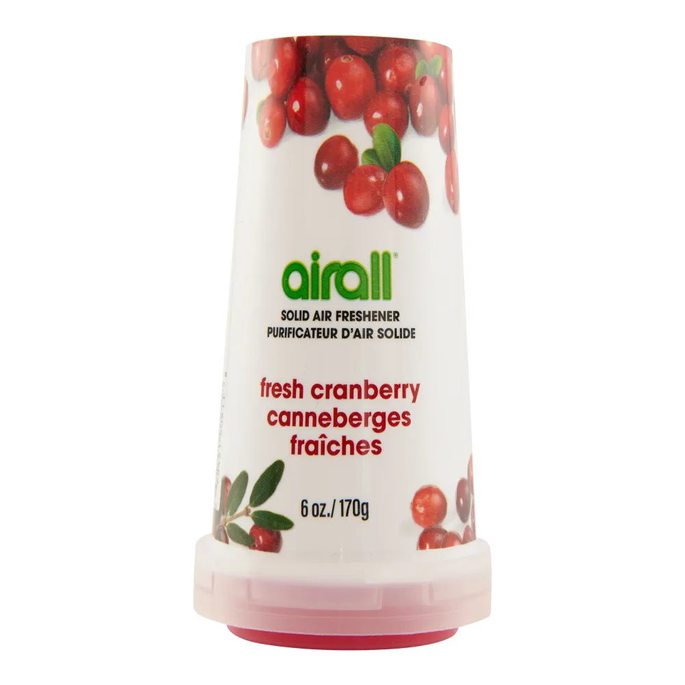 Purificateur d'air solide parfumé à la canneberge Airall, 170 g