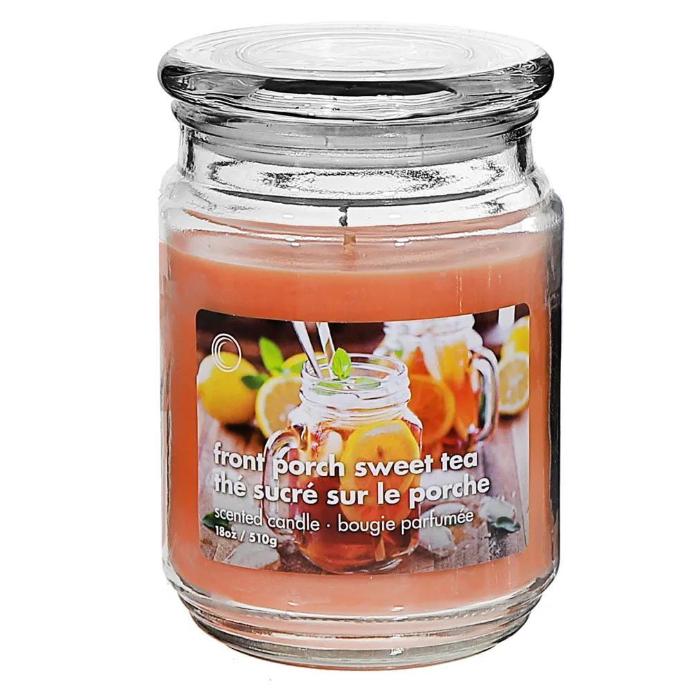 Bougie en pot - thé sucré, 18 oz Giant Tiger