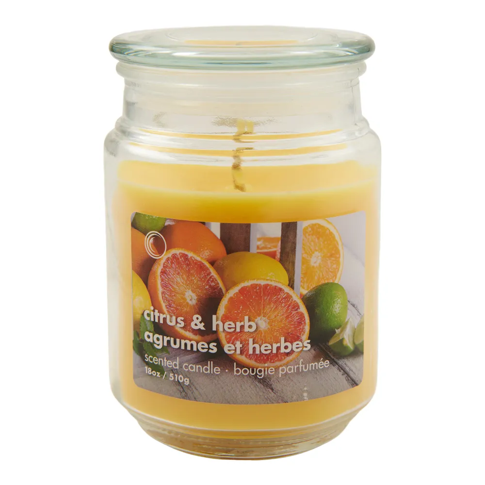 Chandelle en pot, agrume et fines herbes, 18 po Giant Tiger
