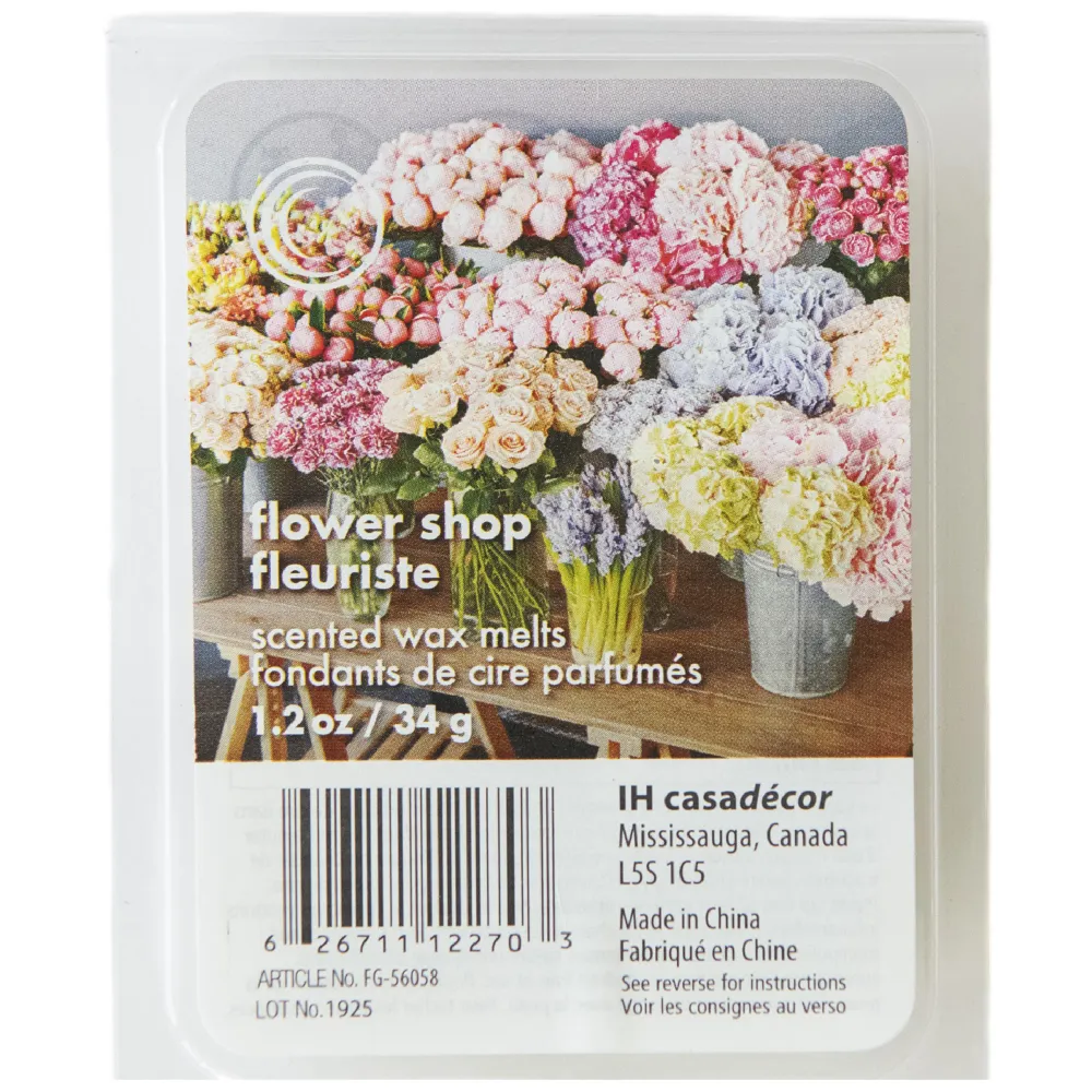 Cubes de cire parfumés, boutique de fleurs, emb. de 6 Giant Tiger