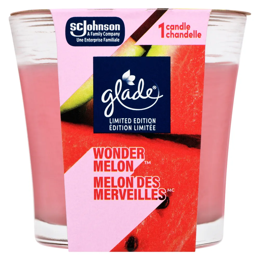 Glade Chandelle Melon d'Eau et Concombre, 116 g