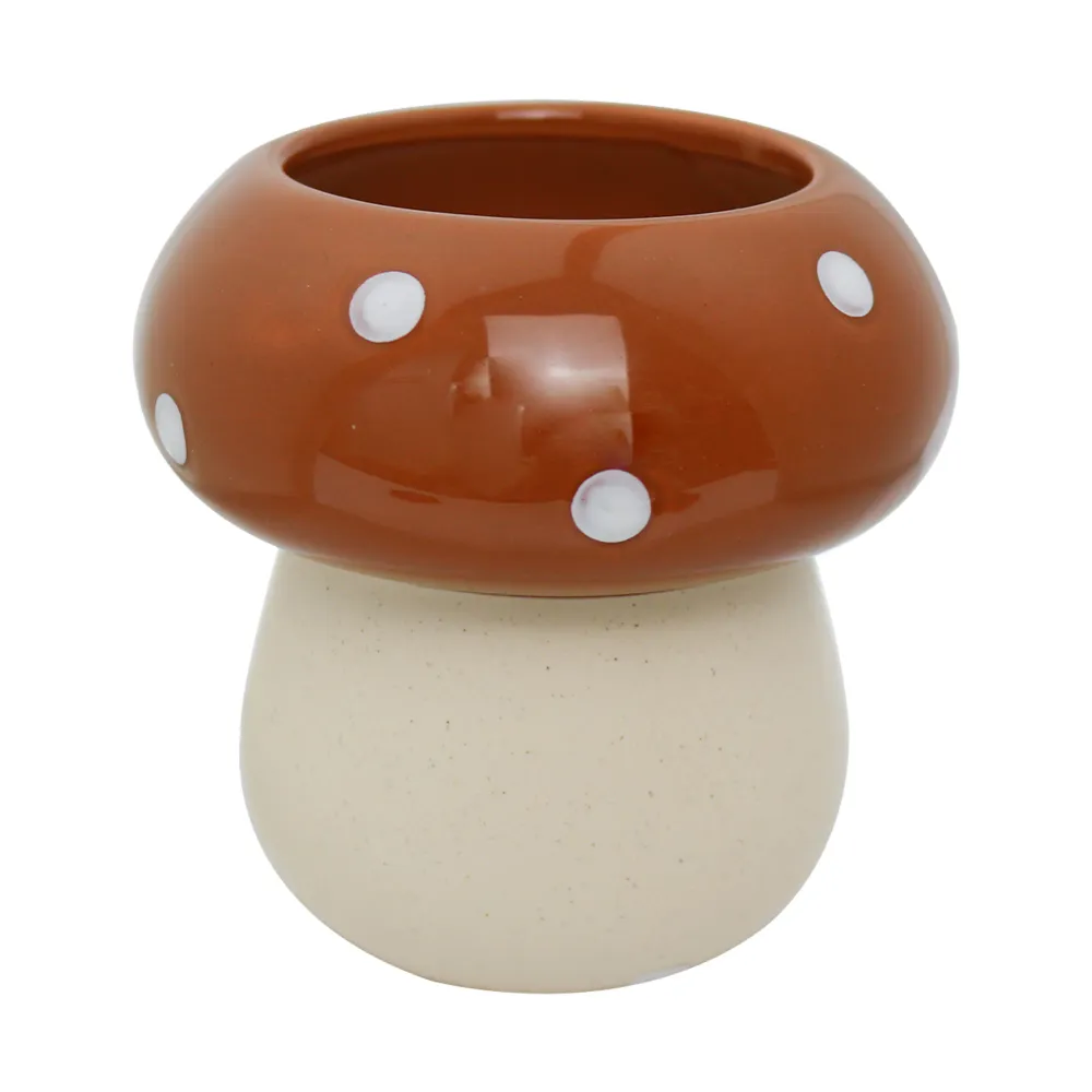 Bougie dans un pot en forme de champignon HomeStyles, 10 oz