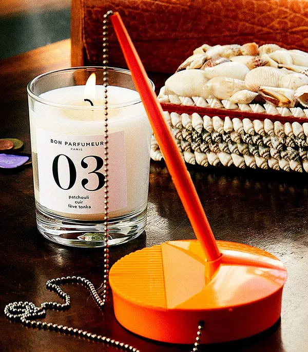 Bon Parfumeur | Bougie 03 Patchouli, Cuir et Fèves de Tonka 70g
