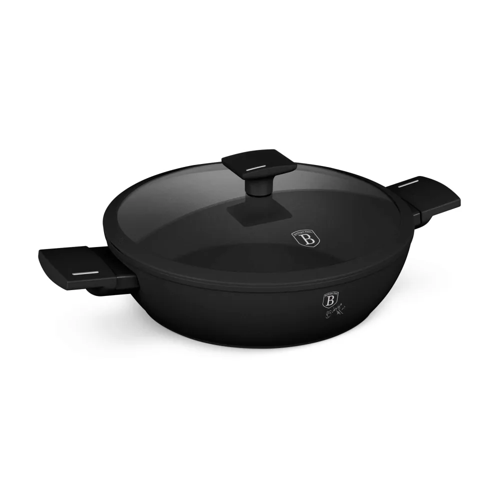 Marmite basse avec couvercle 30cm