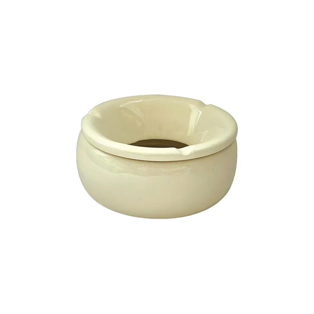 Cendrier Adam blanc cassé 7 cm La sélection Beluga