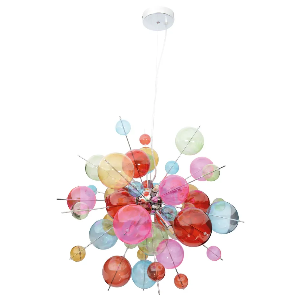 Suspension lumineuse Näve Explosion en petit format coloré Naeve