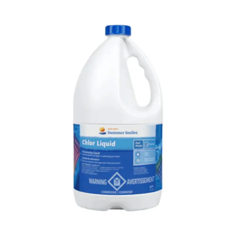 Chlore liquide pour piscine - Summer Smiles Magasins Trevi inc.