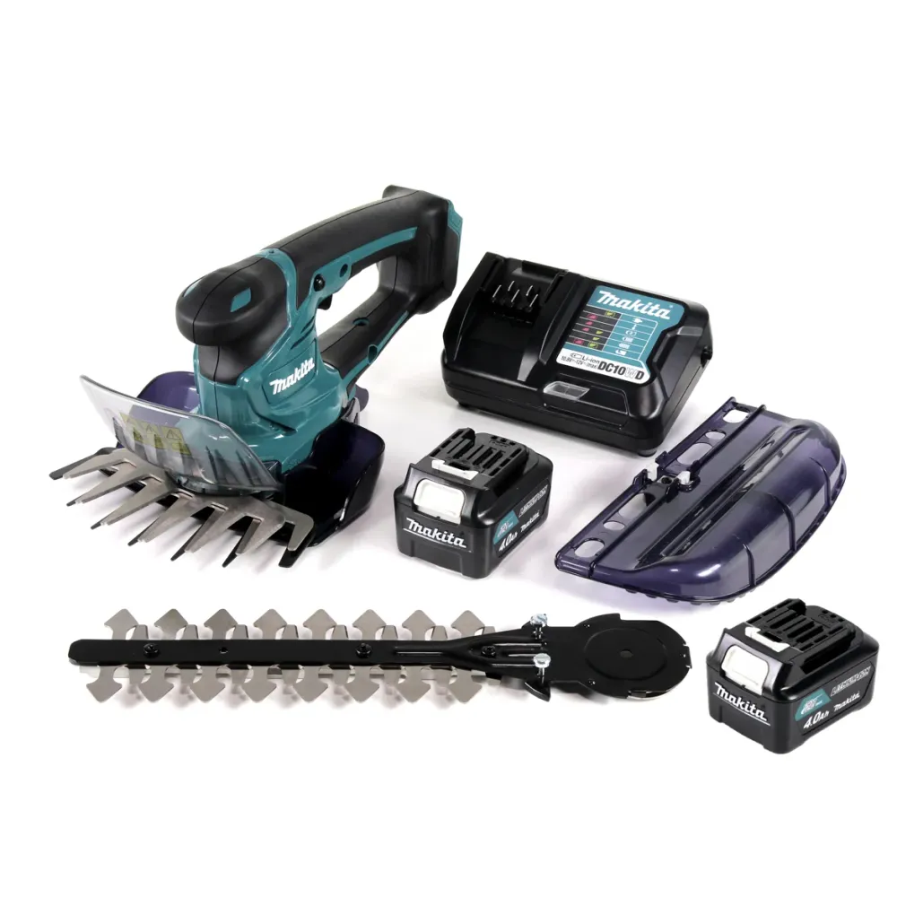Cisaille à gazon à batterie Makita UM 600 DWMEX 10,8V + 2x batteries 4,0Ah + chargeur