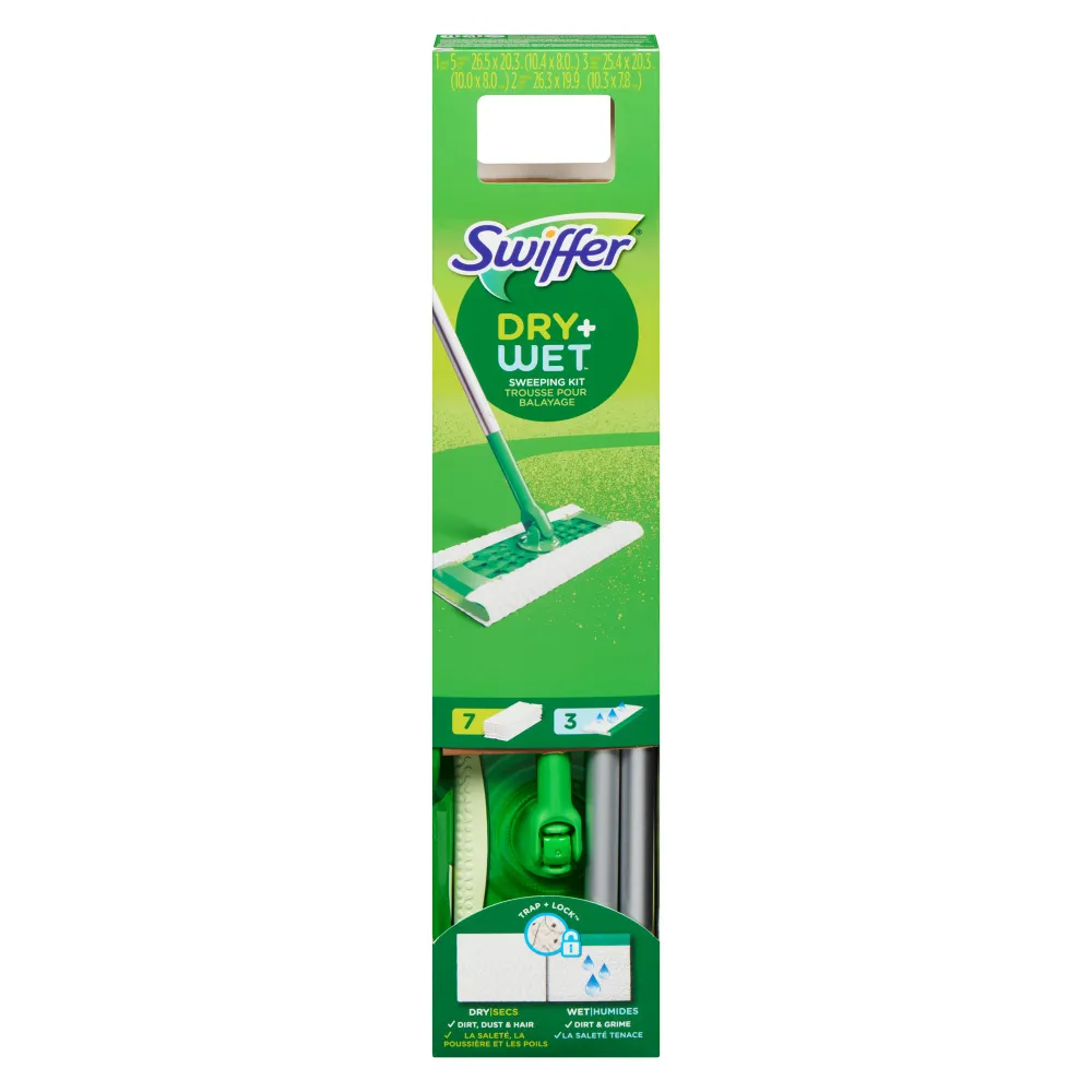 Trousse pour balayage Swiffer Sweeper Dry + Wet