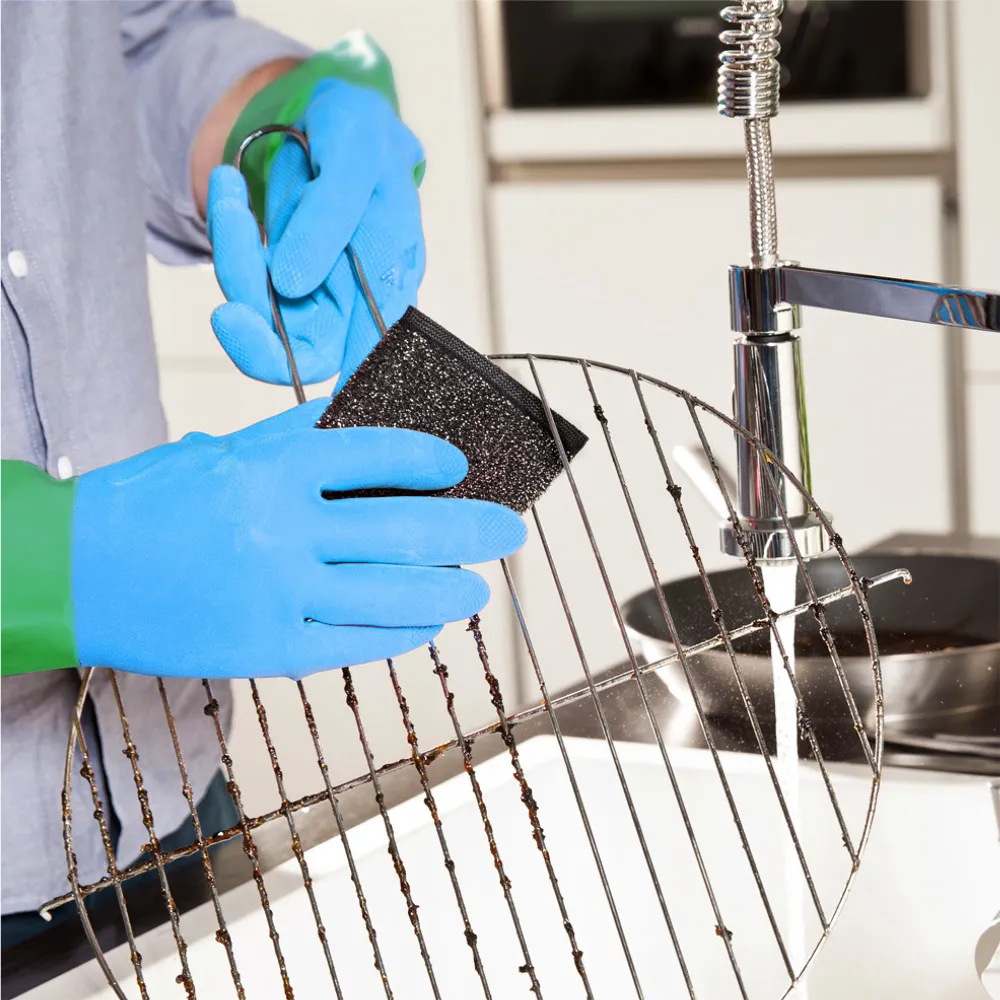 Vileda Power Pad Tampon à Récurer en Acier Inoxydable Durable