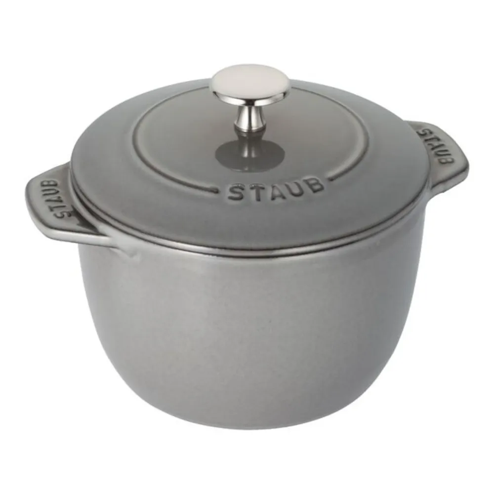 Cocotte à riz ronde en fonte La Cocotte graphite 1,74 L – Staub