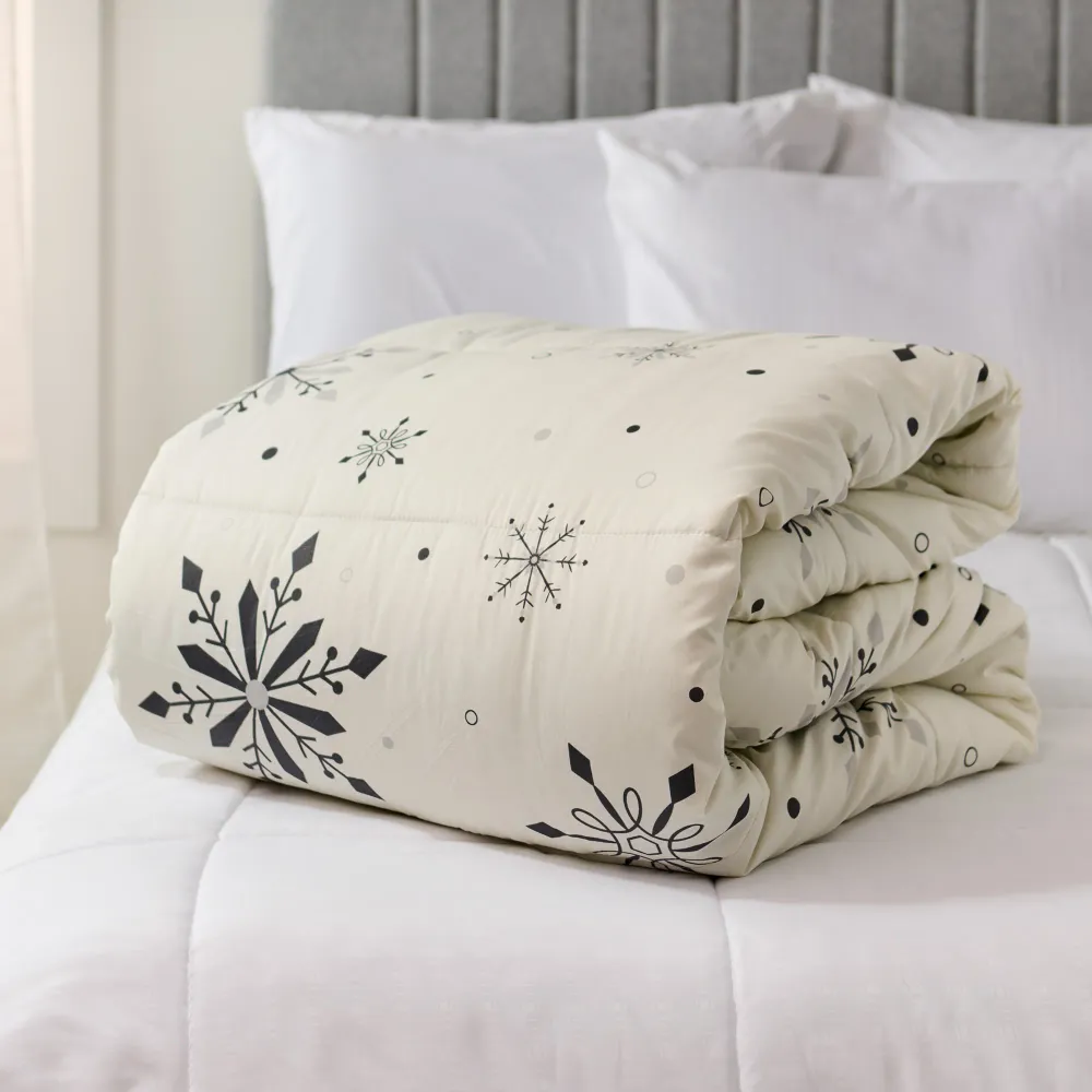 Ensemble douillette imprimée HomeStyles, très grand lit, 3 pièces