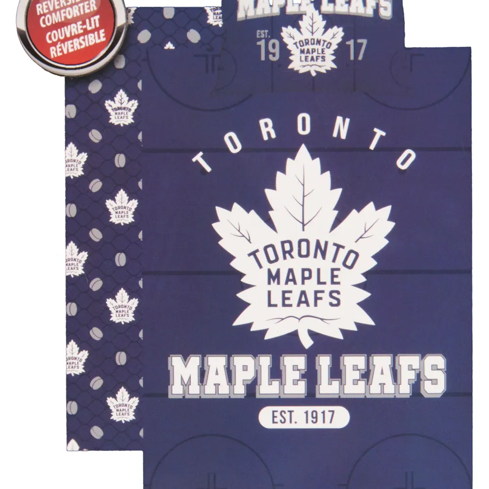 Ensemble de douillette de la LNH, Maple Leafs de Toronto, lit une place, 2 pièces NHL