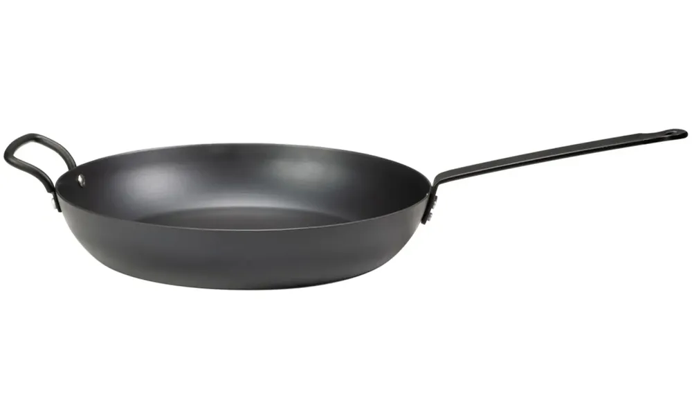 Blackwell Koekenpan met handvat Carbone Staal ø 32 cm - zonder anti-aanbaklaag