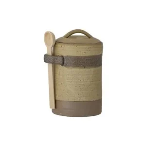 Bocal avec couvercle et cuillère Solange Bloomingville - 19cm